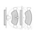10149 OPTIMAL Комплект тормозных колодок, дисковый тормоз