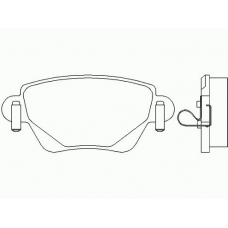 MDK0188 MINTEX Комплект тормозов, дисковый тормозной механизм