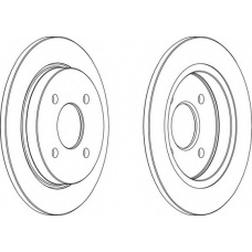 WGR0281-1 WAGNER LOCKHEED Тормозной диск