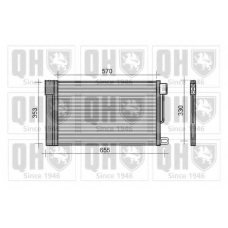 QCN455 QUINTON HAZELL Конденсатор, кондиционер