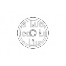 DB4028 TRW Тормозной барабан