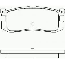 MDB1476 MINTEX Комплект тормозных колодок, дисковый тормоз