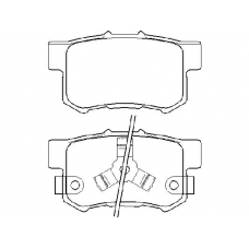 MDB2710 MINTEX Комплект тормозных колодок, дисковый тормоз