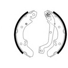 MSP021 MINTEX Комплект тормозных колодок