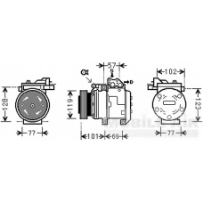 6083K146 SCHLIECKMANN Компрессор, кондиционер