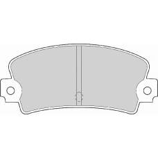 FD659A NECTO Комплект тормозных колодок, дисковый тормоз