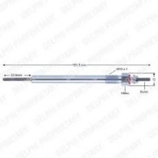 HDS420 DELPHI Свеча накаливания