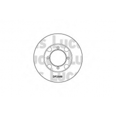 DF2589 TRW Тормозной диск