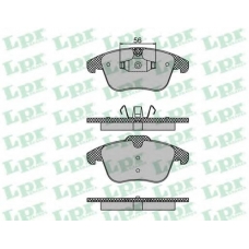 05P1486 LPR Комплект тормозных колодок, дисковый тормоз