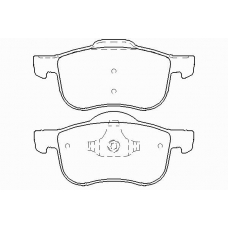 MDB1944 MINTEX Комплект тормозных колодок, дисковый тормоз