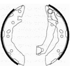 153-168 CIFAM Комплект тормозных колодок