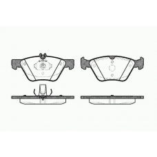 0601 00 KAWE Комплект тормозных колодок, дисковый тормоз