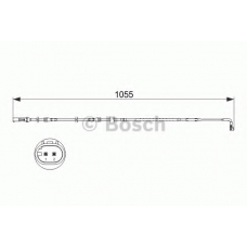 1 987 473 506 BOSCH Сигнализатор, износ тормозных колодок