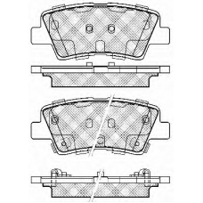 20048 BSF Комплект тормозных колодок, дисковый тормоз