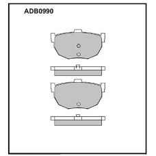 ADB0990 Allied Nippon Тормозные колодки