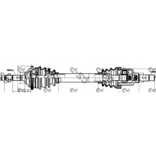 245027 GSP Приводной вал