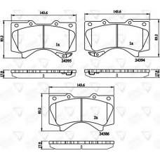 ADB31661 COMLINE Комплект тормозных колодок, дисковый тормоз