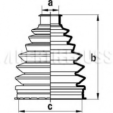 J2865017 NIPPARTS Комплект пылника, приводной вал