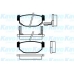 BP-8002 KAVO PARTS Комплект тормозных колодок, дисковый тормоз