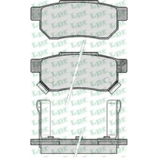 05P507 LPR Комплект тормозных колодок, дисковый тормоз