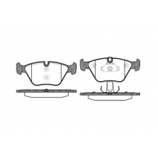 P8633.10 WOKING Комплект тормозных колодок, дисковый тормоз