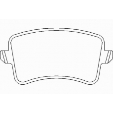 P 85 100 BREMBO Комплект тормозных колодок, дисковый тормоз