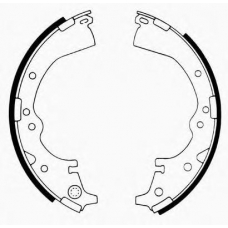 J GF-241AF JAPANPARTS Комплект тормозных колодок