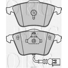 BBP2177 BORG & BECK Комплект тормозных колодок, дисковый тормоз