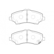 WBP24604A WAGNER LOCKHEED Комплект тормозных колодок, дисковый тормоз