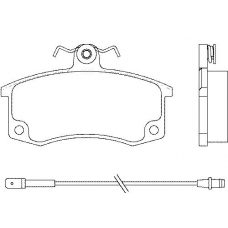 MDB1932 MINTEX Комплект тормозных колодок, дисковый тормоз