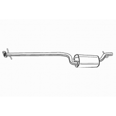 619493 FONOS Средний глушитель выхлопных газов