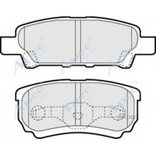 PAD1390 APEC Комплект тормозных колодок, дисковый тормоз