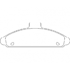 MDB1562 MINTEX Комплект тормозных колодок, дисковый тормоз