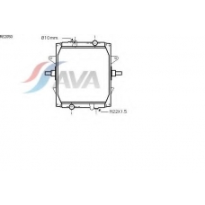RE2050 AVA Радиатор, охлаждение двигателя