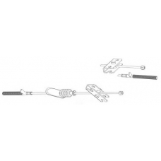 432800J JURID Трос, стояночная тормозная система