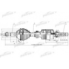 PDS0161 PATRON Приводной вал