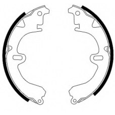 8DB 355 000-681 HELLA PAGID Комплект тормозных колодок