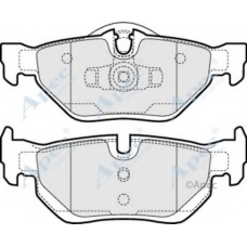 PAD1447 APEC Комплект тормозных колодок, дисковый тормоз