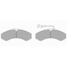 709.2 SIMER Комплект тормозных колодок, дисковый тормоз