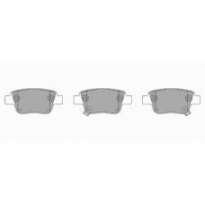 917 SIMER Комплект тормозных колодок, дисковый тормоз