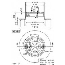14848 V AP Тормозной диск