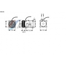 CNK030 AVA Компрессор, кондиционер