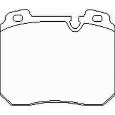 T0610647 RAMEDER Комплект тормозных колодок, дисковый тормоз