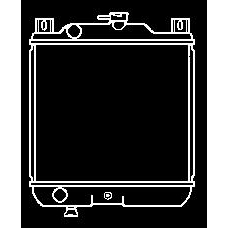 042M06 J. DEUS Радиатор, охлаждение двигателя