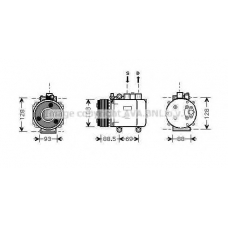 FDK174 Prasco Компрессор, кондиционер