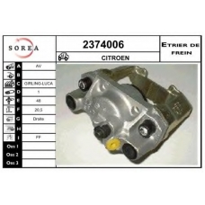 2374006 EAI Тормозной суппорт