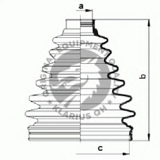 QJB929 QH Benelux Комплект пылника, приводной вал