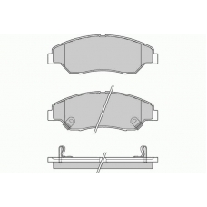 12-0911 E.T.F. Комплект тормозных колодок, дисковый тормоз