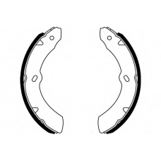 S928 SIMER Комплект тормозных колодок