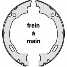 M830 MGA Комплект тормозных колодок, стояночная тормозная с